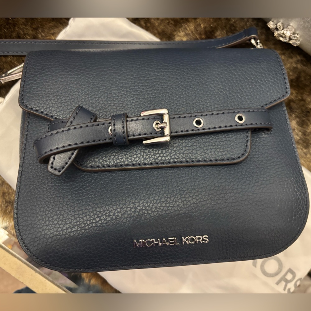 Michael Kors Dark Blue Crossbody Bag
